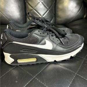 Nike Black and White Air Max Sneakers